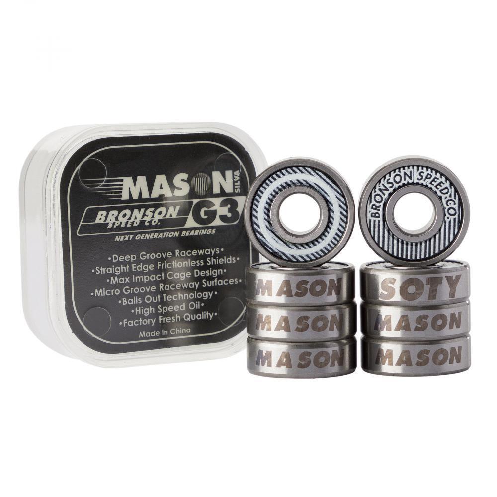 Bronson Speed Co Skateboard Bearings G3 - Mason Silva Pro – The